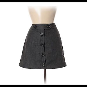 Wool Mini Skirt